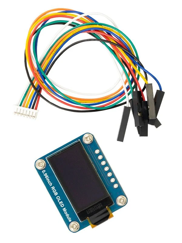 Waveshare - 0.96" RGB OLED display module compatible with Arduino and Raspberry Pi