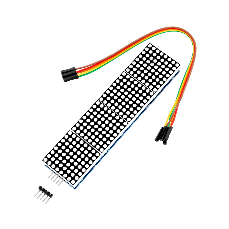 Matrix display with MAX7219, ESP8266 and GY-21 in MicroPython