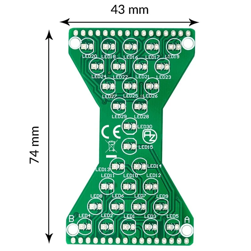 Hourglass kit: Electronics soldering & model making set | DIY Arduino soldering station | LED clock kit | Robot kit | Unique hourglass set