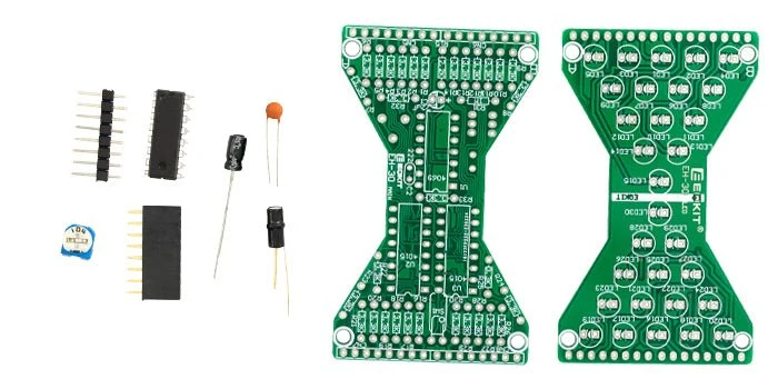 Hourglass kit: Electronics soldering & model making set | DIY Arduino soldering station | LED clock kit | Robot kit | Unique hourglass set