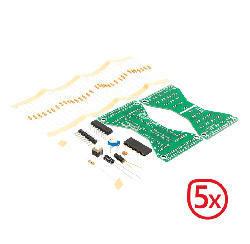 Hourglass kit: Electronics soldering & model making set | DIY Arduino soldering station | LED clock kit | Robot kit | Unique hourglass set