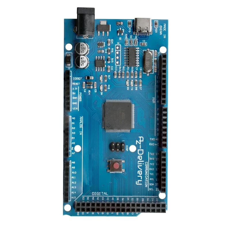 Bundle with AZ-MEGA2560 board for the blog Illuminated gift boxes as Christmas decorations