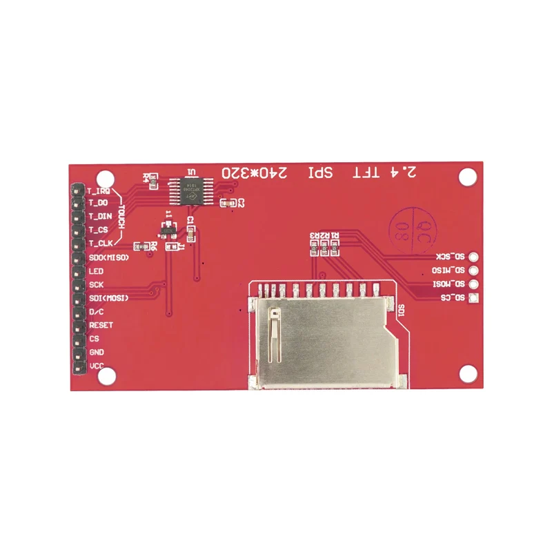 2.4 inch LCD TFT Touch Display - Compatible with Arduino and Raspberry Pi - 320x240 resolution, ILI9341 driver, SPI interface