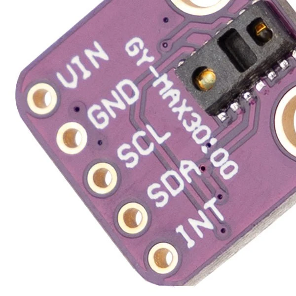 MAX30100 Breakout Board - Integrated pulse oximetry and heart rate sensor solution, compatible with Arduino and Raspberry Pi.