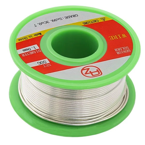 Solder Wire Sn99.3Cu0.7 | Lead Free Solder Flux | Iron Welding Tool for Electric Soldering | Rosin Core Flux