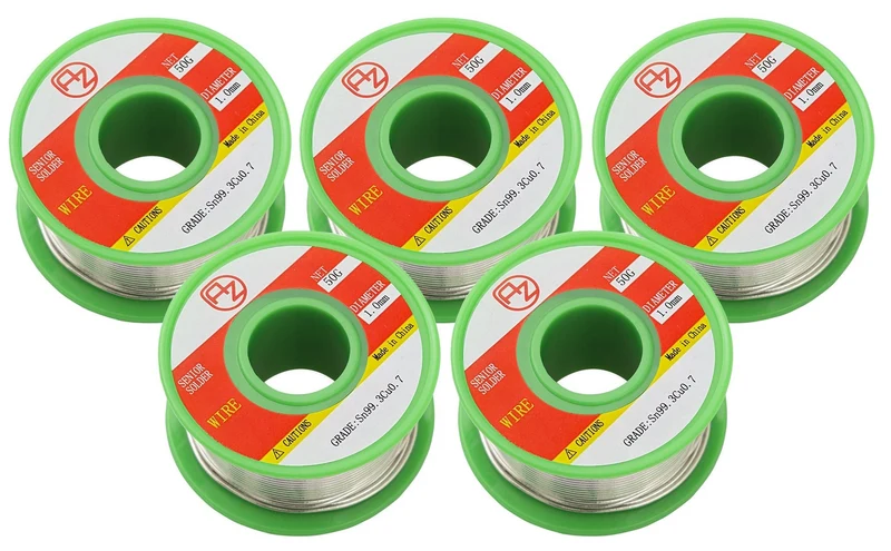 Solder Wire Sn99.3Cu0.7 | Lead Free Solder Flux | Iron Welding Tool for Electric Soldering | Rosin Core Flux