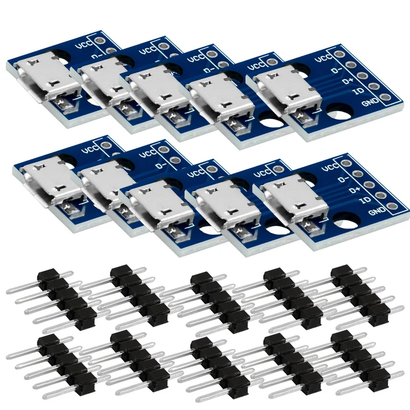 Micro USB connector socket | USB power supply interface | 5V power module | compatible with Arduino