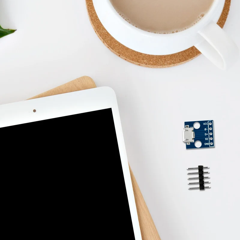 Micro USB connector socket | USB power supply interface | 5V power module | compatible with Arduino