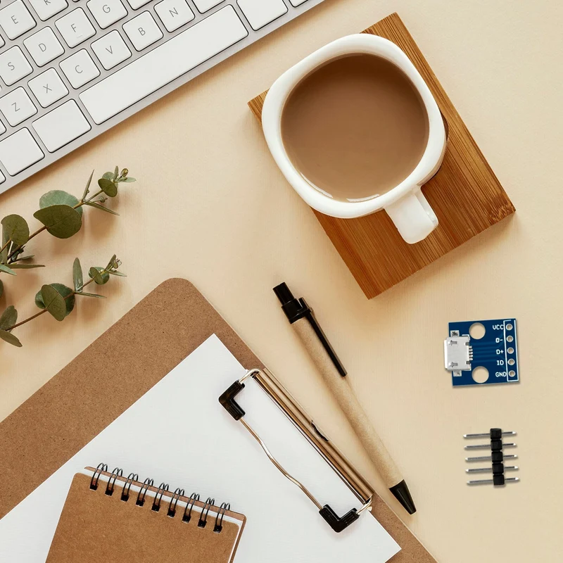 Micro USB connector socket | USB power supply interface | 5V power module | compatible with Arduino