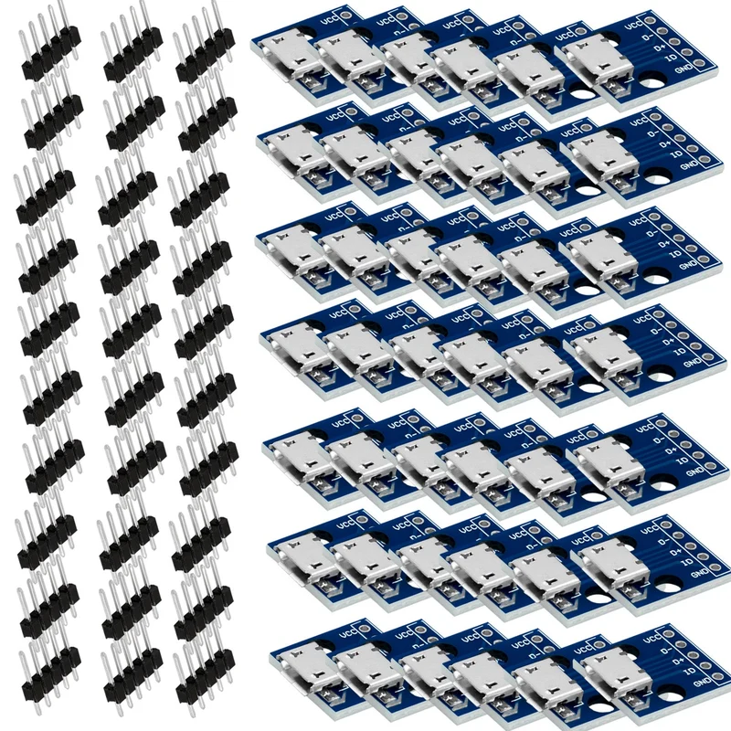 Micro USB connector socket | USB power supply interface | 5V power module | compatible with Arduino