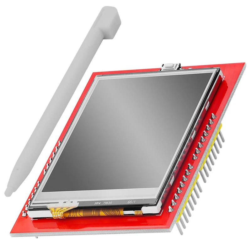 Microcontroller AZ-ATmega328-Board with Touch Display Shield 2,4" TFT LCD