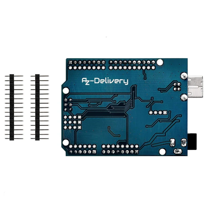Microcontroller AZ-ATmega328-Board with Touch Display Shield 2,4" TFT LCD