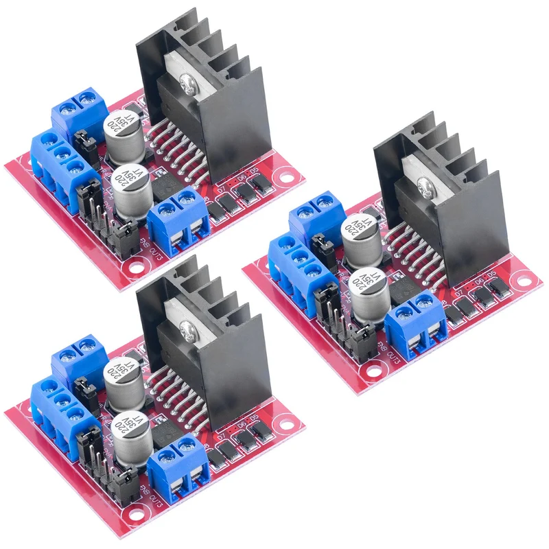 Double H-Bridge DC Motor Controller Board Module AZ-L298N | compatible with Arduino