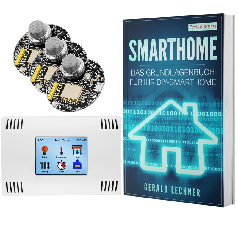 SmartHome bundle with 2.4 "AZ-Touch, 3x AZ-Envy and SmartHome Book