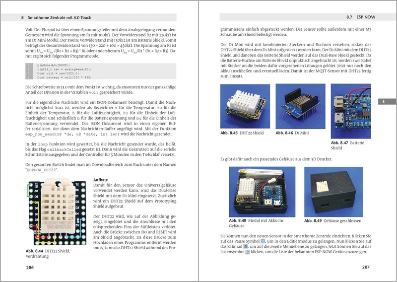 SmartHome bundle with 2.4 "AZ-Touch, 3x AZ-Envy and SmartHome Book