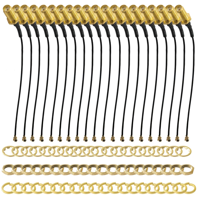 IPEX to SMA pigtail coaxial cable, SMA female to UFL/u.FL/IPX/IPEX, RF coaxial adapter pigtail cable