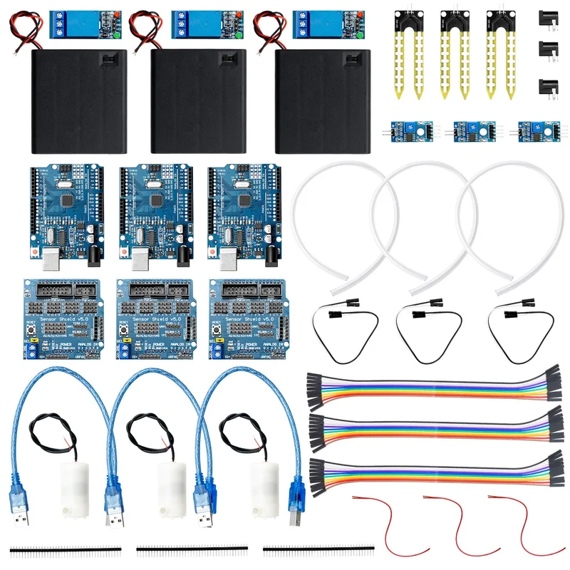 Plant Watering Kit With Soil Moisture Detection Sensor - Automatic Watering Module DIY Kit Automatic Water Pump