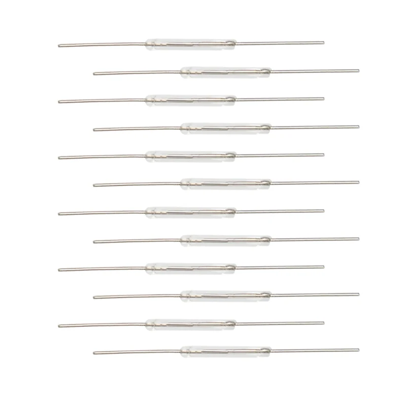 10x N/O Reed Switch Magnetic Switch 2 * 14mm Magnetic Induction Switch for Arduino
