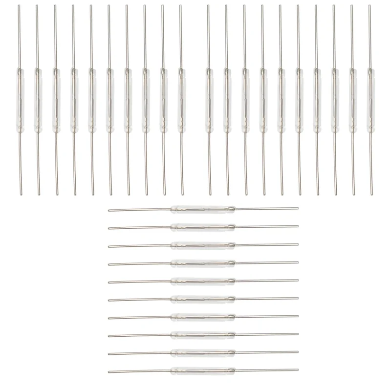10x N/O Reed Switch Magnetic Switch 2 * 14mm Magnetic Induction Switch for Arduino