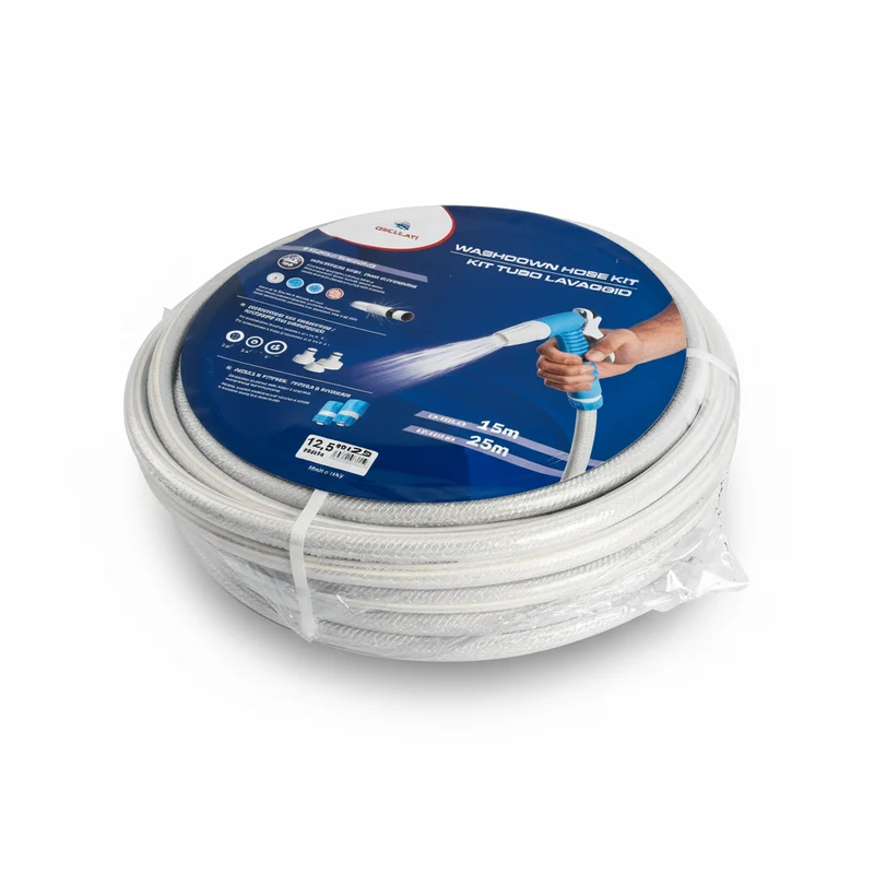 Kit Tubo Lavaggio Barca Tricotex® con Pistola e Raccordi Rapidi