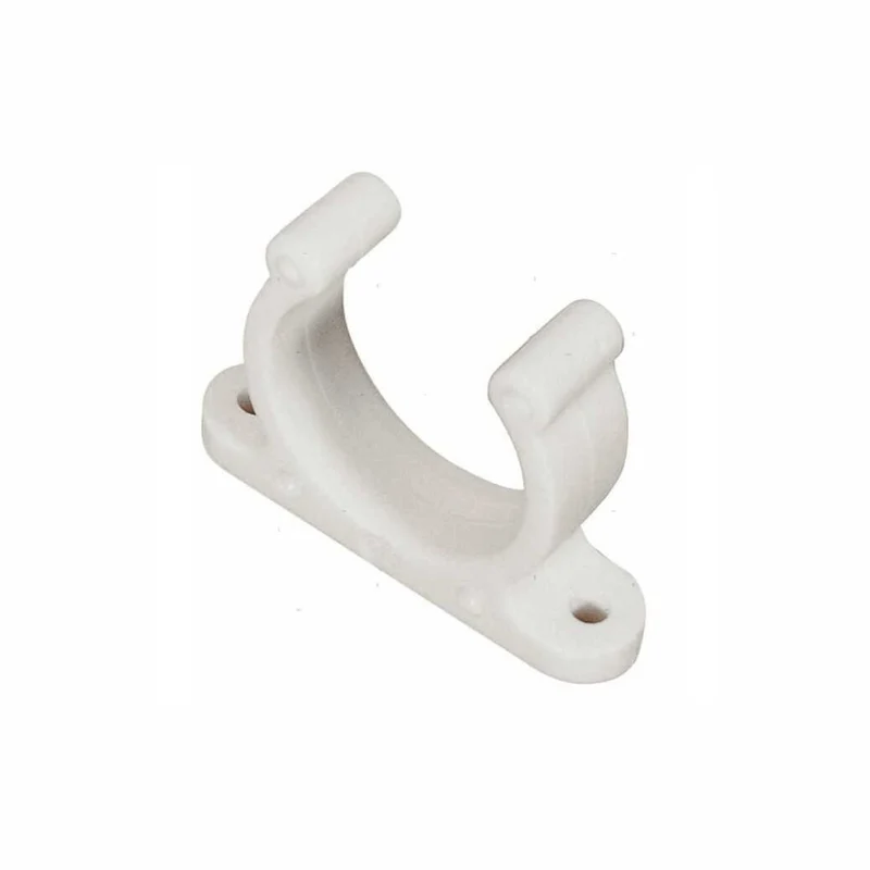 Clips in Plastica per Fissaggio Tubi - 2 pezzi