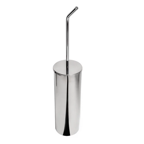 Porta Scopino da Terra Mod Bird Metaf Cromo 8,5 cm x H 44 x 8,5