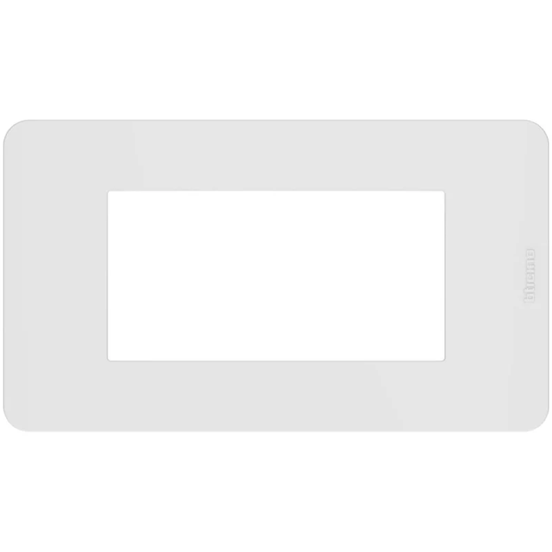 Placca BTicino MatixGO 4 moduli, bianca JA4804JW