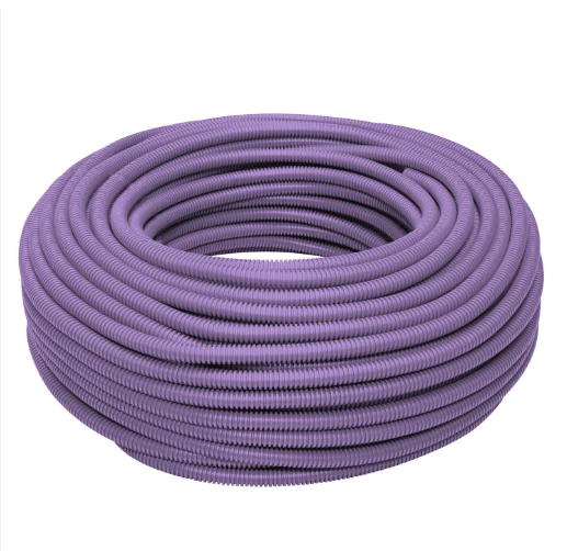 Tubo Corrugato Viola Ø20 - Matassa da 50 metri