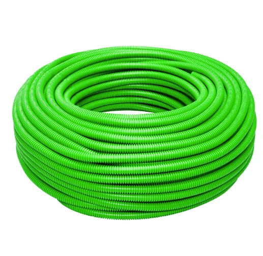Tubo Corrugato Verde Ø25 - Matassa da 50 metri