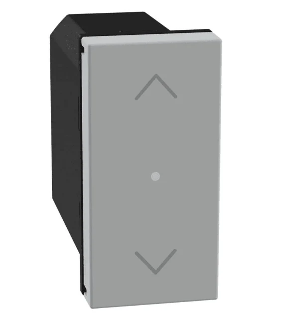 Comando tapparella connesso Bticino MatixGO Smart 1 modulo grigio - JG4027C