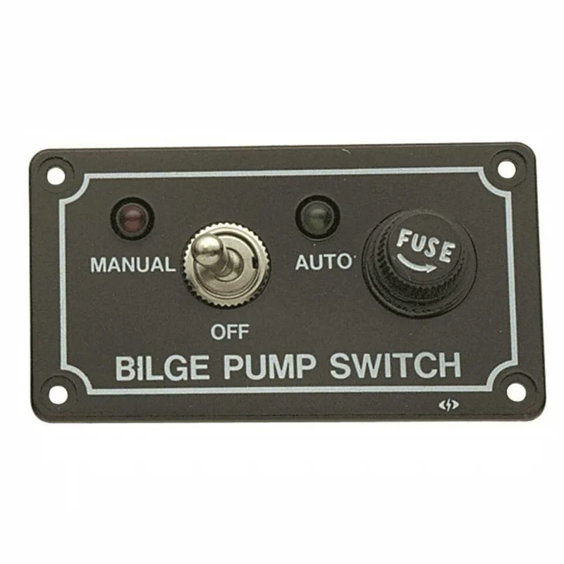 Pannello controllo 12V con interruttore a 3 posizioni On-Off-Auto
