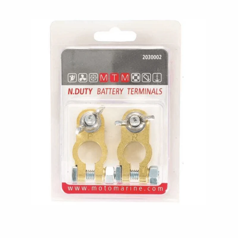 Coppia di morsetti batteria N Duty