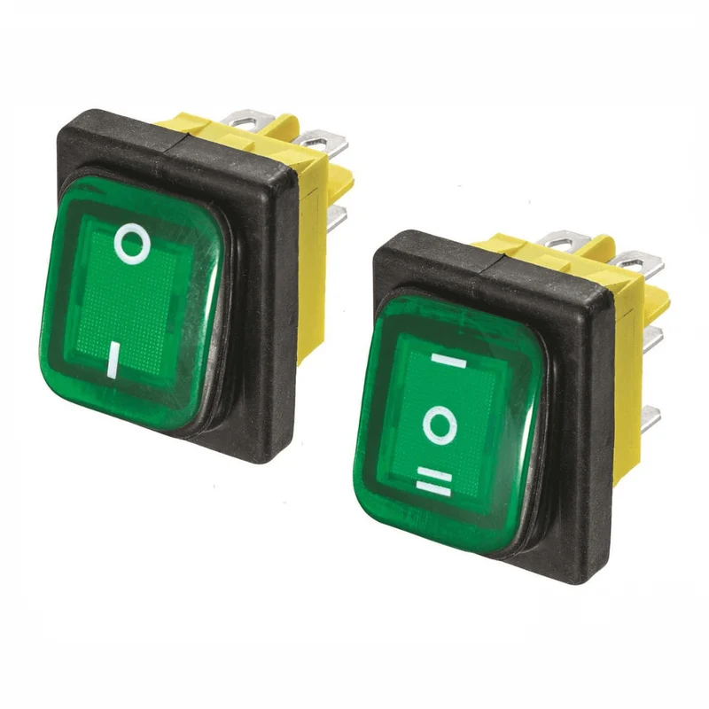 Interruttore ON-OFF doppio da parete max 5A