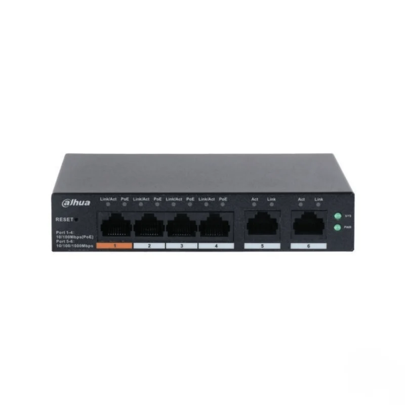 Dahua - CS4006-4ET-60 - Switch gestito cloud L2 a 6 porte con 4 PoE