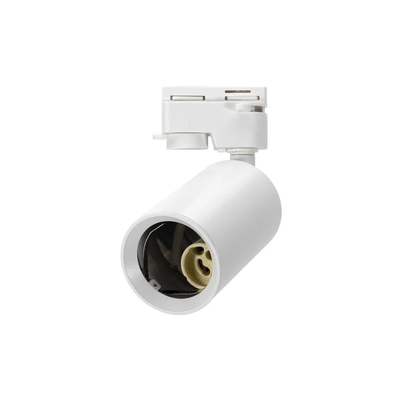 Faretto GU10 binario Monofase Bianco - Orientabile