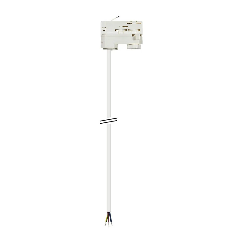 Connettore per Binario Trifase con Cavo 1.5m Bianco
