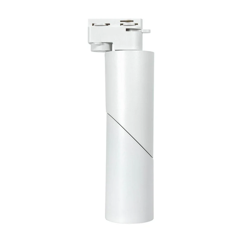 Faretto GU10 per binario Monofase - Bianco - Orientabile e Snodabile