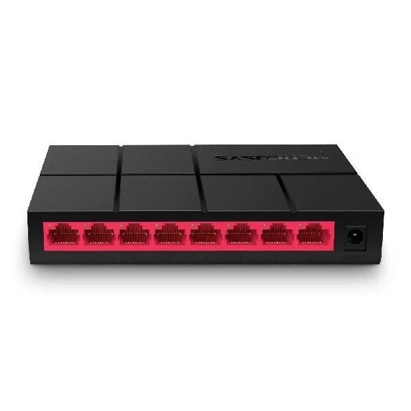Switch 8 porte Gigabit Ethernet Desktop Mercusys MS108G 10/100/1000 LAN RJ45