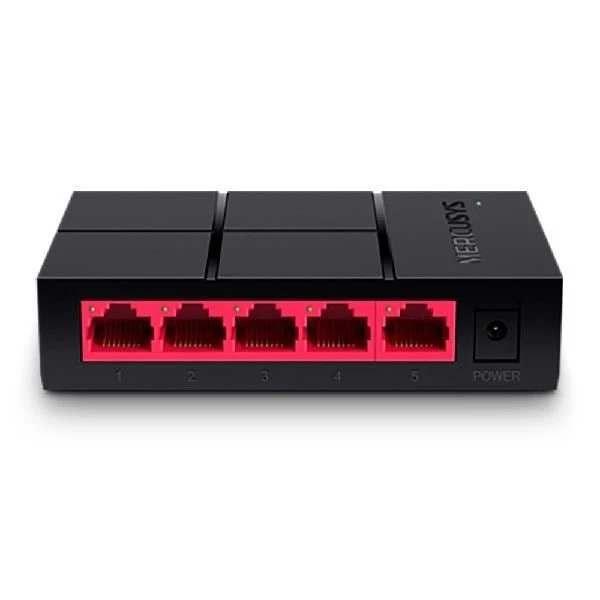 Switch 5 porte Gigabit Ethernet Desktop Mercusys MS105G 10/100/1000 LAN RJ45