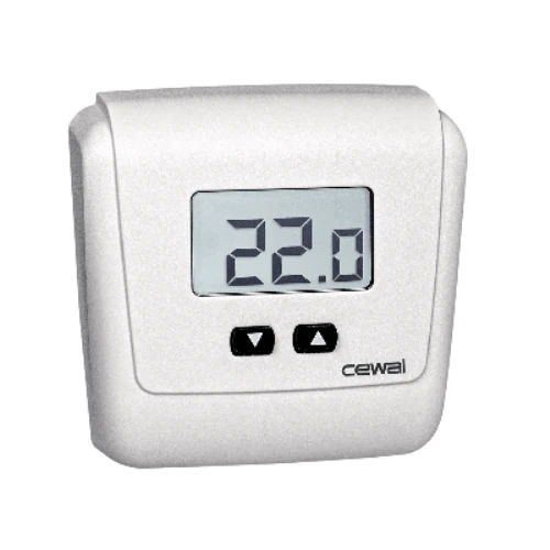 CEWAL - Termostato Elettronico Da Parete ET05 Bianco