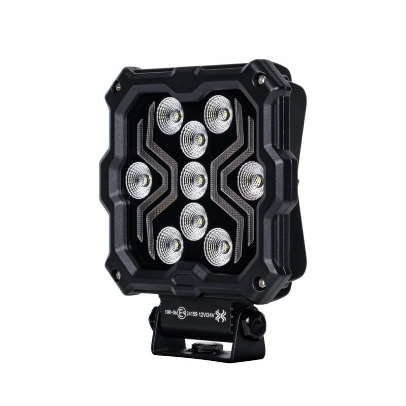 Lampada da lavoro a LED Dark Spider con luce di posizione ambra