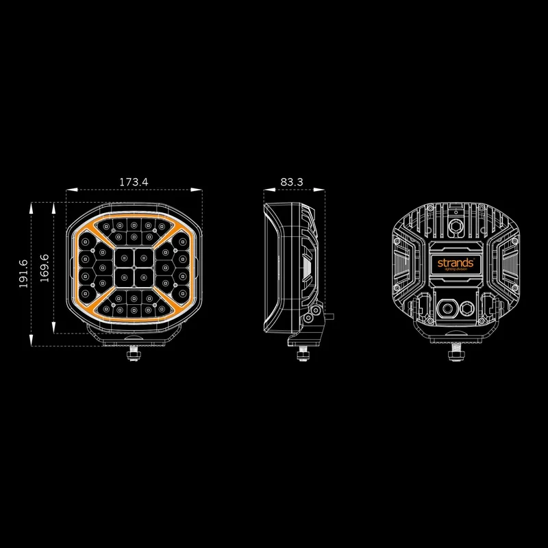 Strands Siberia X Faro da guida 7"