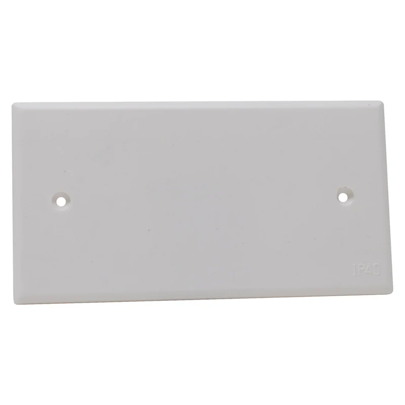 Coperchio 4 posti per scatola monoblocco bianco