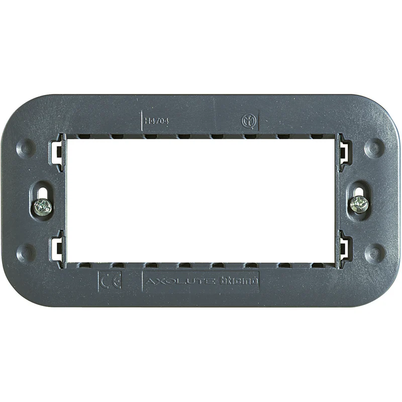 Supporto in Resina Caricata Vetro Bticino Axolute 4 Moduli – H4704