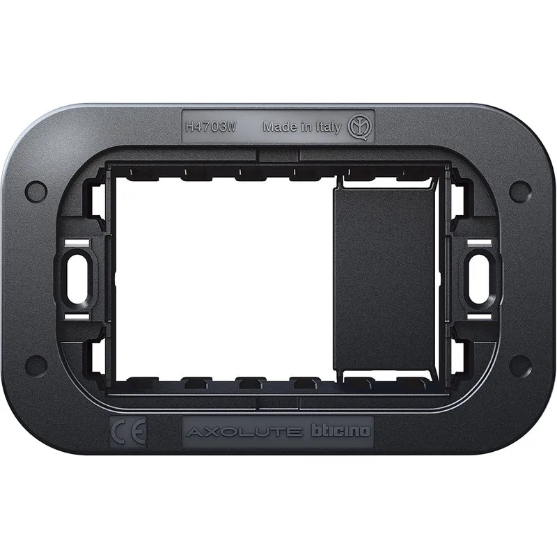 Supporto per Placche Air Bticino Axolute 2/3 Moduli – H4703W