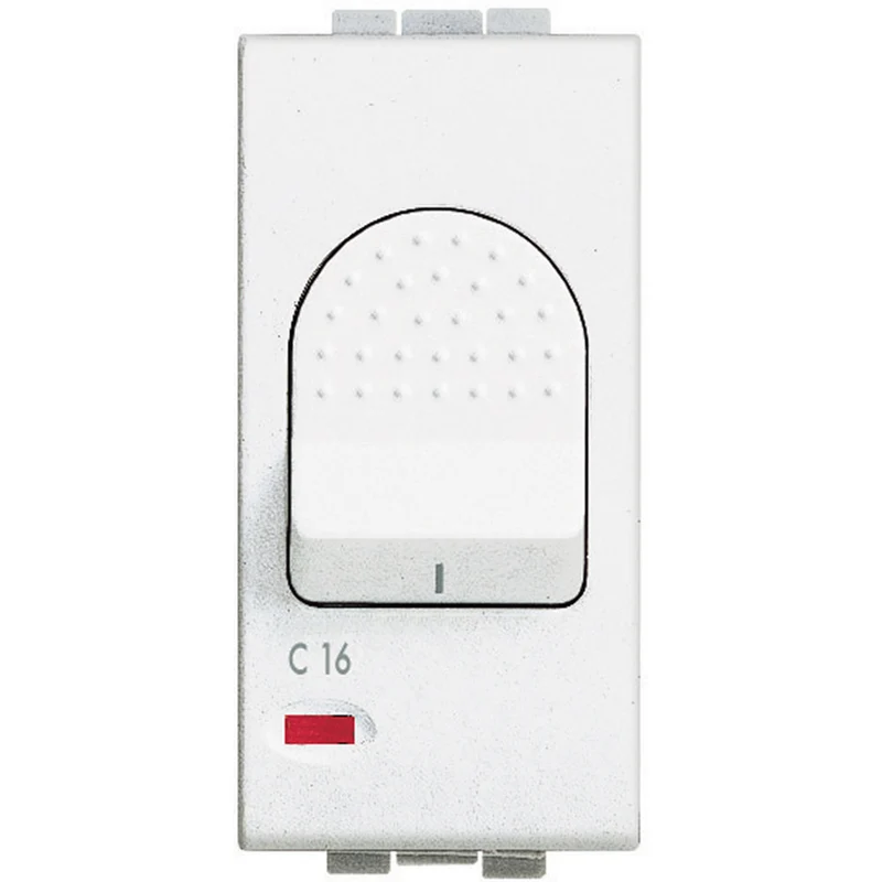 BTICINO N4301/16 - Interruttore magnetotermico 1P+N 16A da frutto