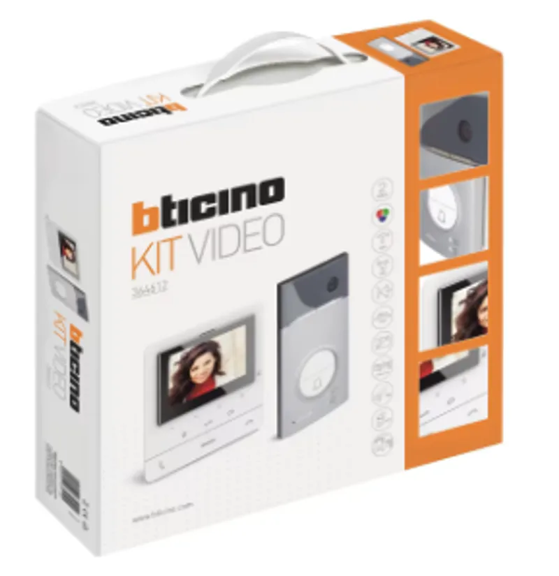 BTICINO 364612 - Kit videocitofono vivavoce monofamiliare VILLA - Linea 3000