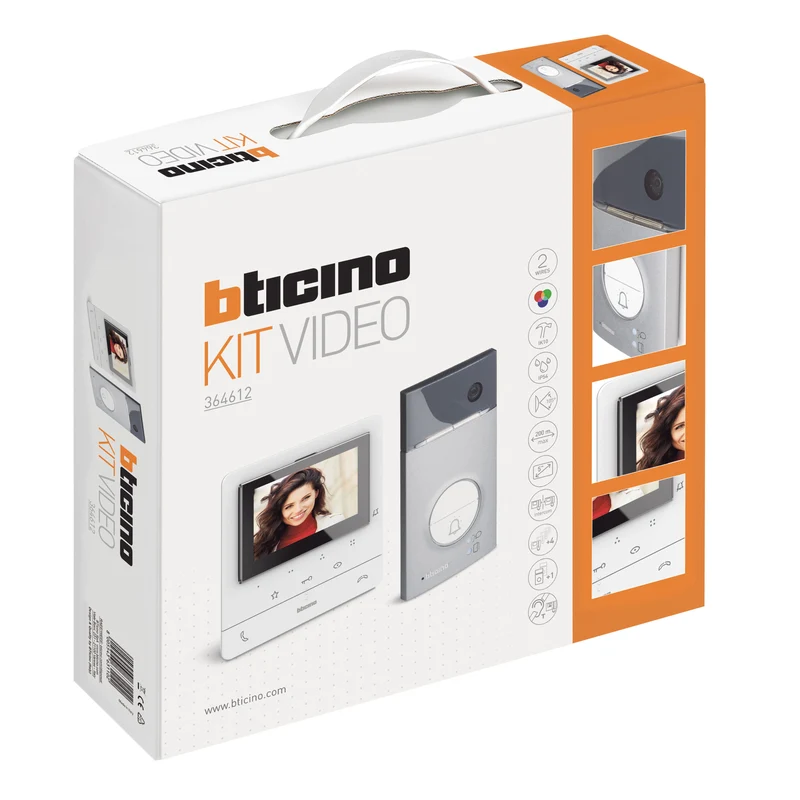 BTICINO 364612 - Kit videocitofono vivavoce monofamiliare VILLA - Linea 3000