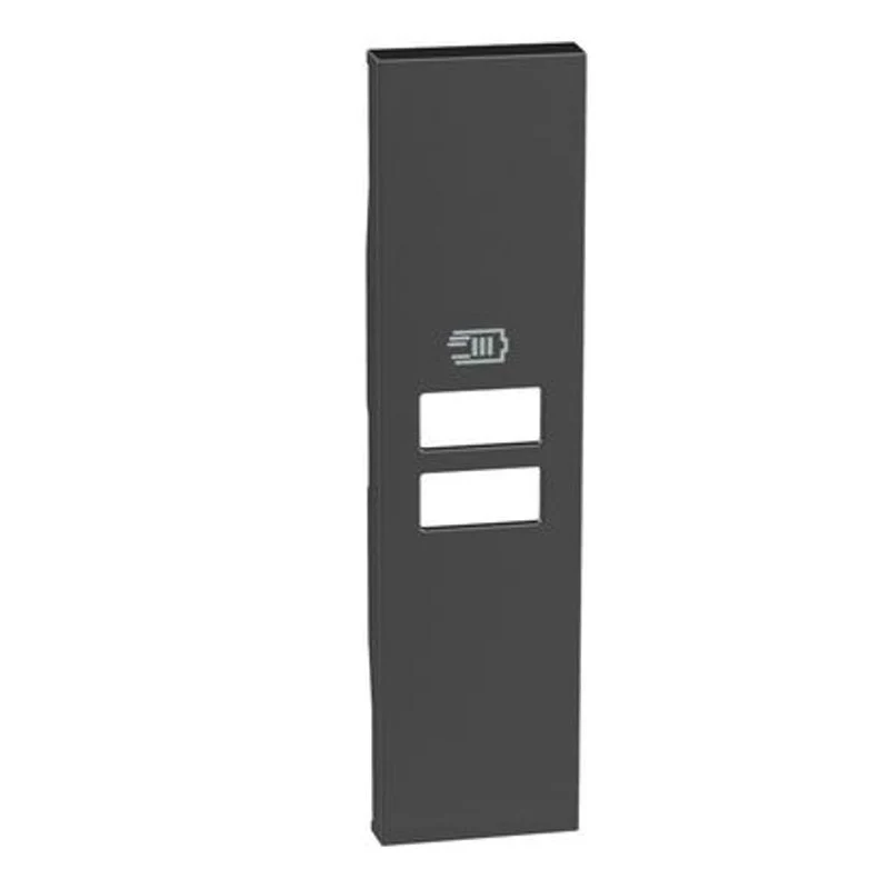 BTICINO KG13C - L.NOW - cover caricatore 2USB 1M nera