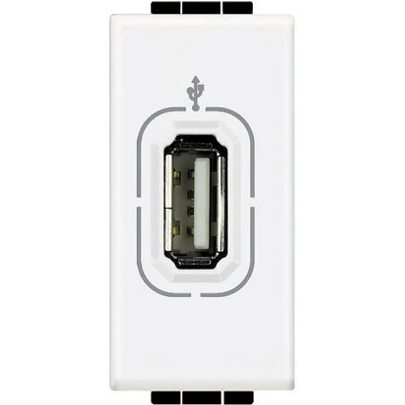 BTICINO N4285 - Connettore USB (non alimentato) - Serie Livinglight Bianco